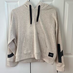 NEW Calvin Klein Women’s Sweatshirt and Sweatpants Set, Greyish/ Sand, Size S
